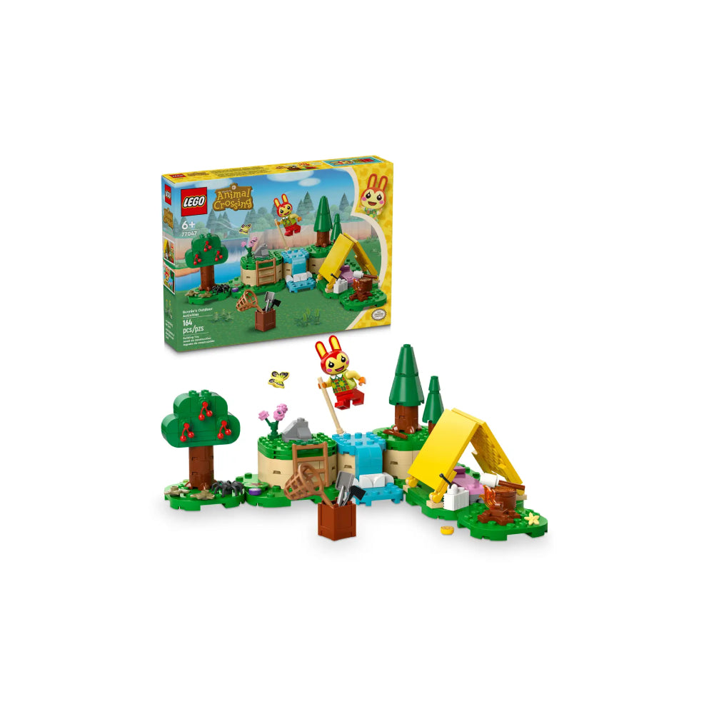 LEGO Animal Crossing Bunnie's Outdoor Activity Building Toy Set (164 Pieces)