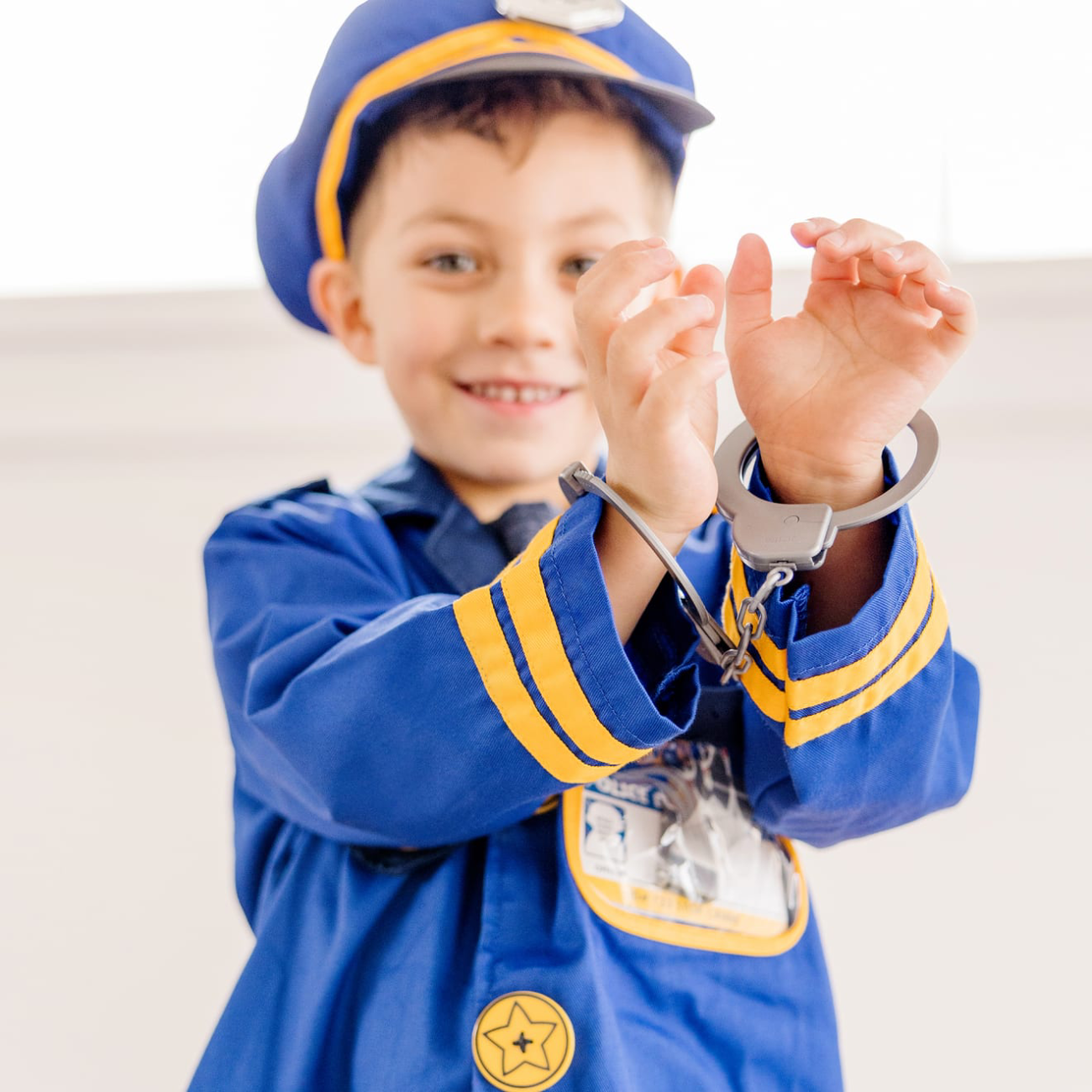 Melissa & Doug Kids Police Officer Role Play Costume Set