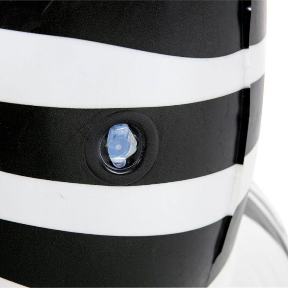 Bestway H2OGO! Lights 'n Stripes Zebra Ride-On Pool Float with LED Lights - Curacao