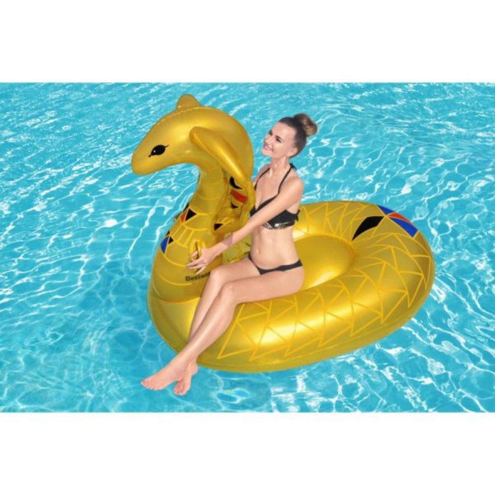 Bestway Golden Cobra Island Pool Float - Curacao