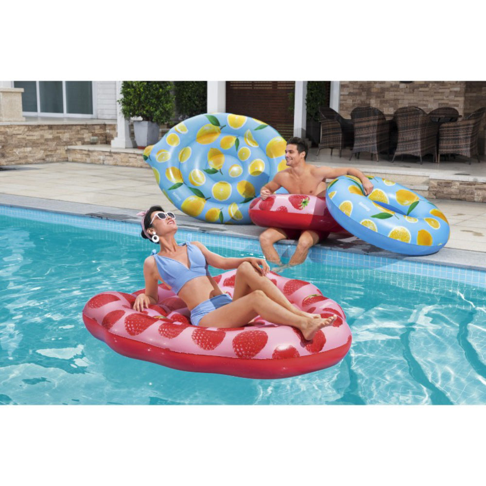 Bestway Summer Flavors Collection Scentsational Raspberry Scented Pool Float - Curacao