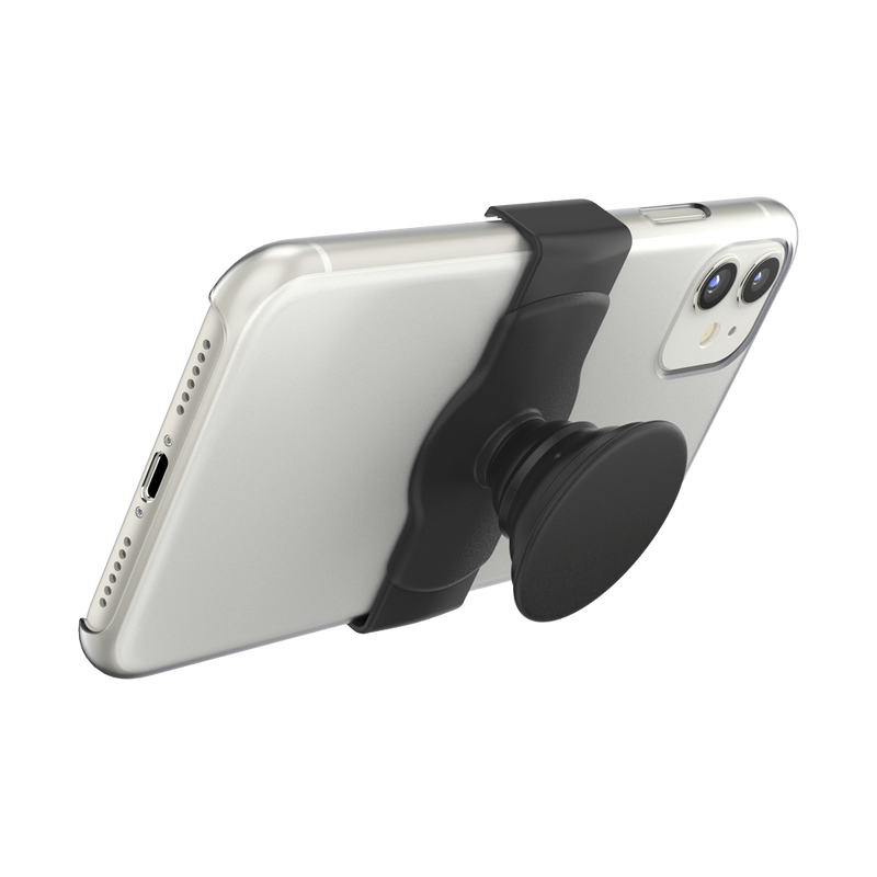 PopSockets PopGrip Slide Stretch Cell Phone Grip & Stand - Black