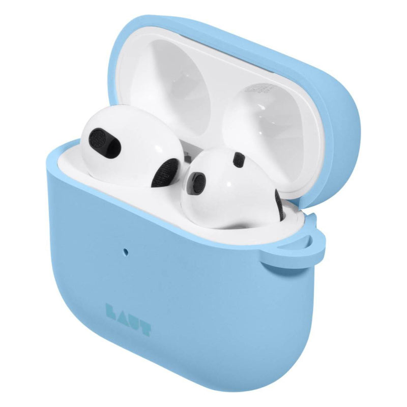 Estuche de carga Laut Huex Pastel para Apple AirPods (3.ª generación) - Azul bebé