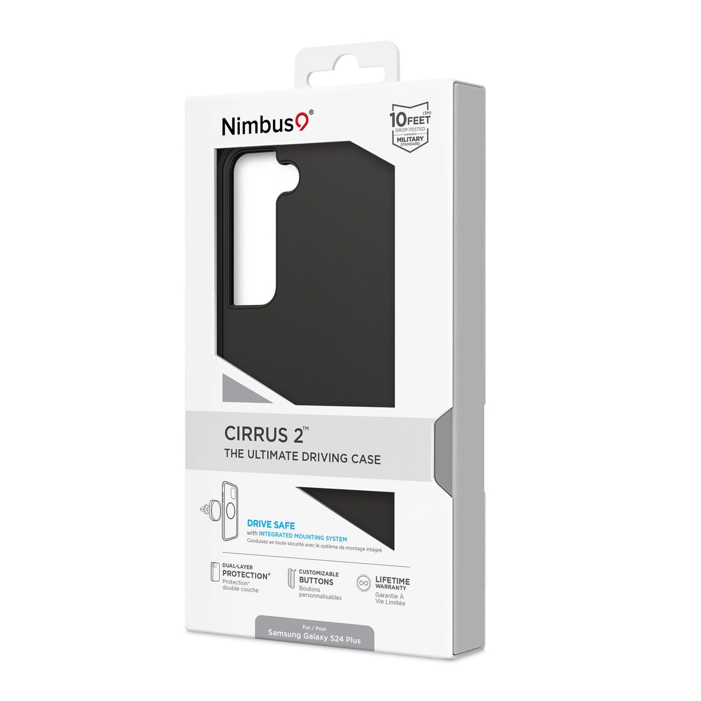 Funda Nimbus9 Cirrus 2 para Samsung Galaxy S24 Plus - Negro