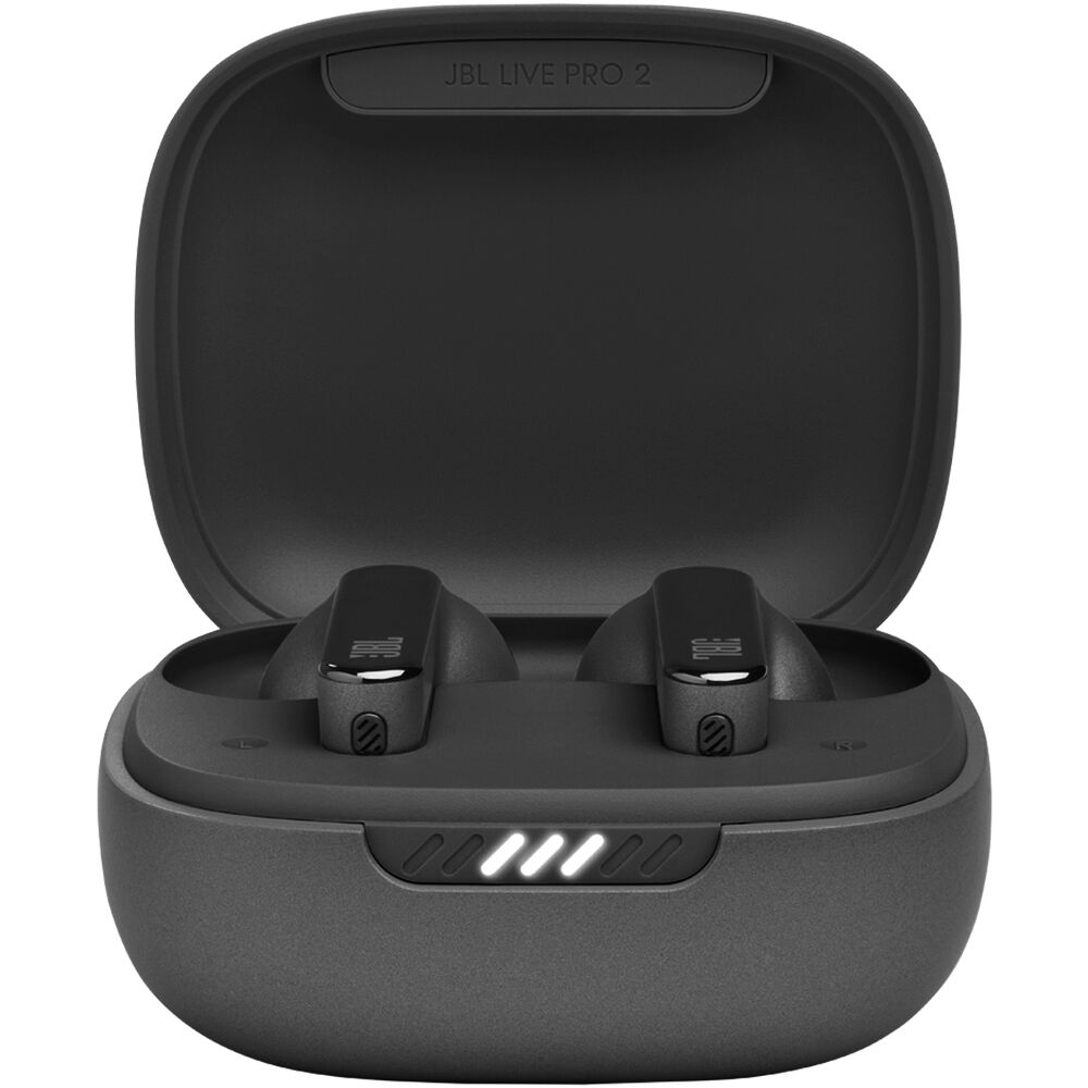 Auriculares inalámbricos con cancelación de ruido adaptativa JBL JBLIVEPRO2TW Live Pro 2, color negro