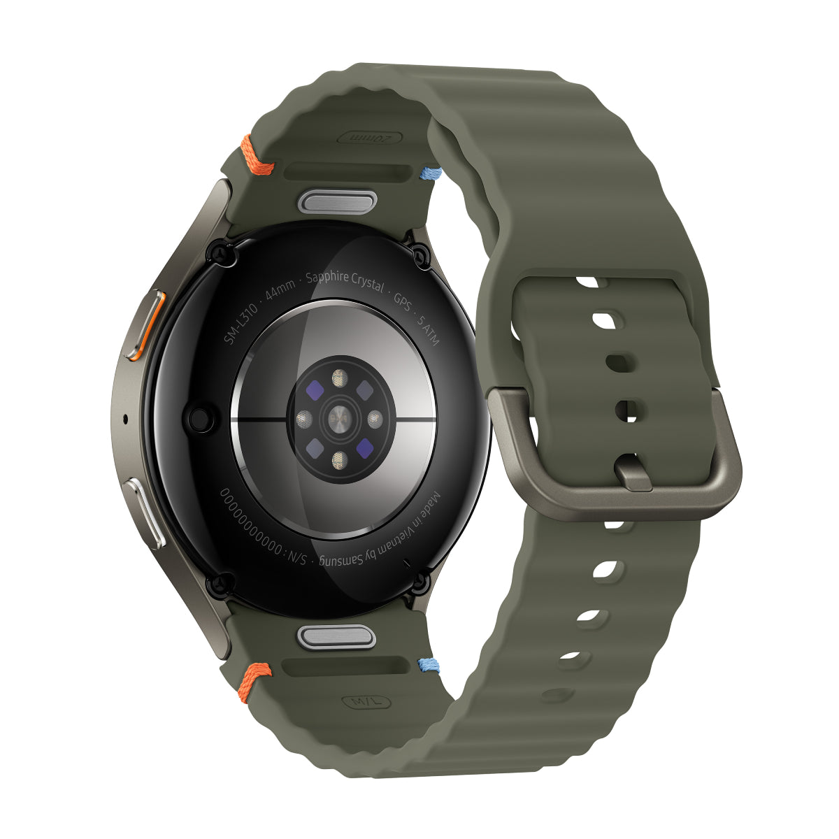 Reloj inteligente Samsung Galaxy Watch7 de 44 mm con caja de aluminio y correa verde - LTE