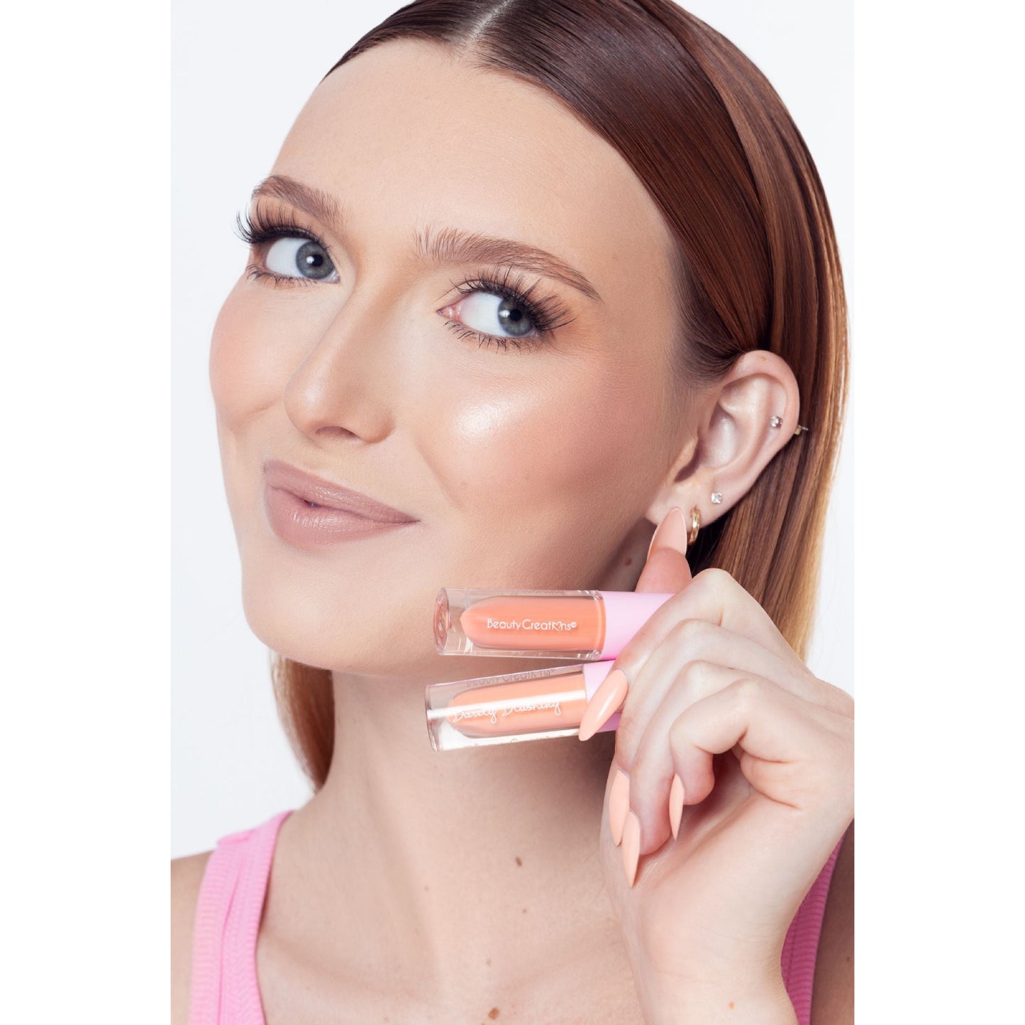 Rubor líquido Barely Blushing de Beauty Creations: Oh Sweet Cheeks (coral)