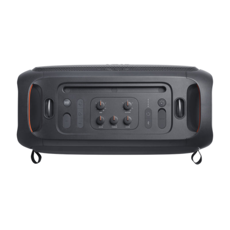 Altavoz portátil inalámbrico para fiestas JBL PartyBox On-The-Go Essential con micrófono inalámbrico, color negro