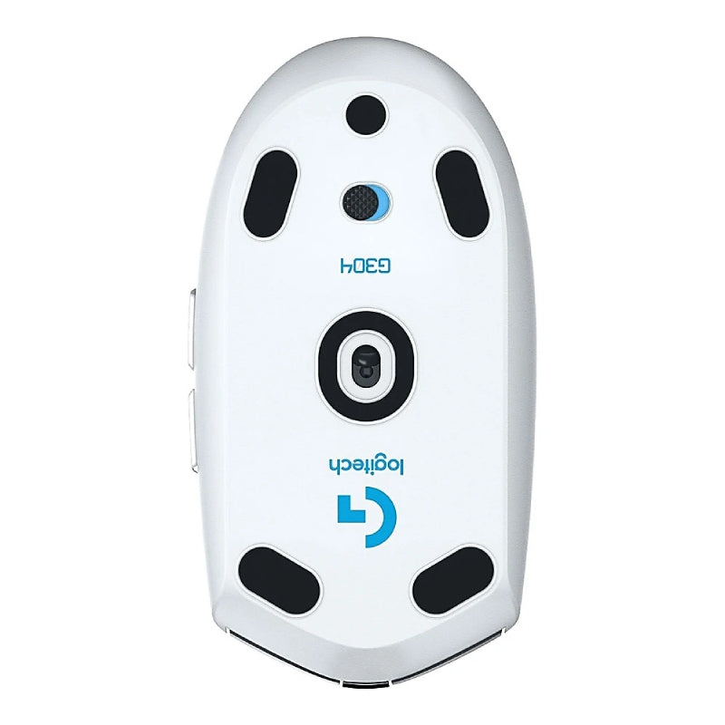 Ratón inalámbrico para juegos Logitech G305 Lightspeed con 6 botones programables, color blanco