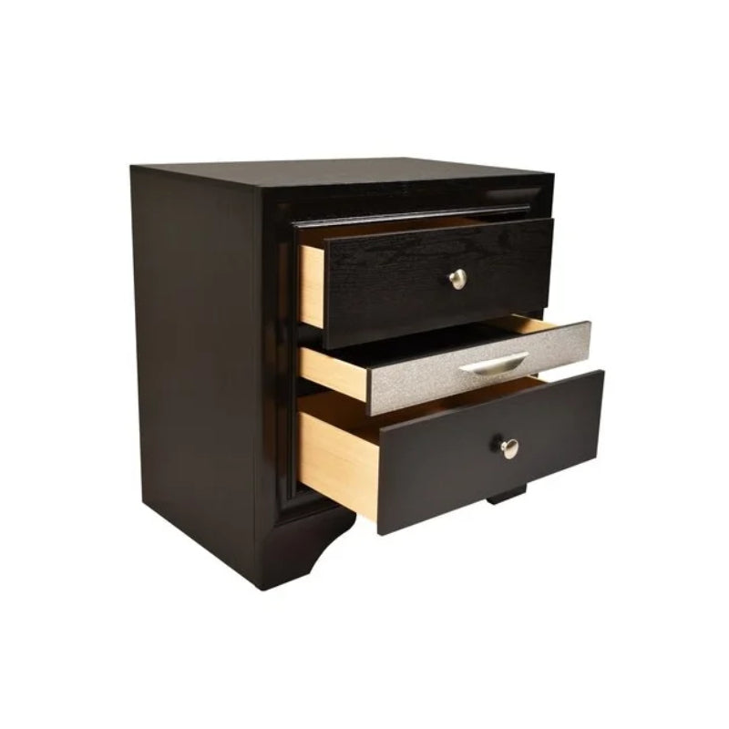 4-Piece Bedroom Set with Queen Bed, Dresser, Mirror and Nightstand by Best  Home