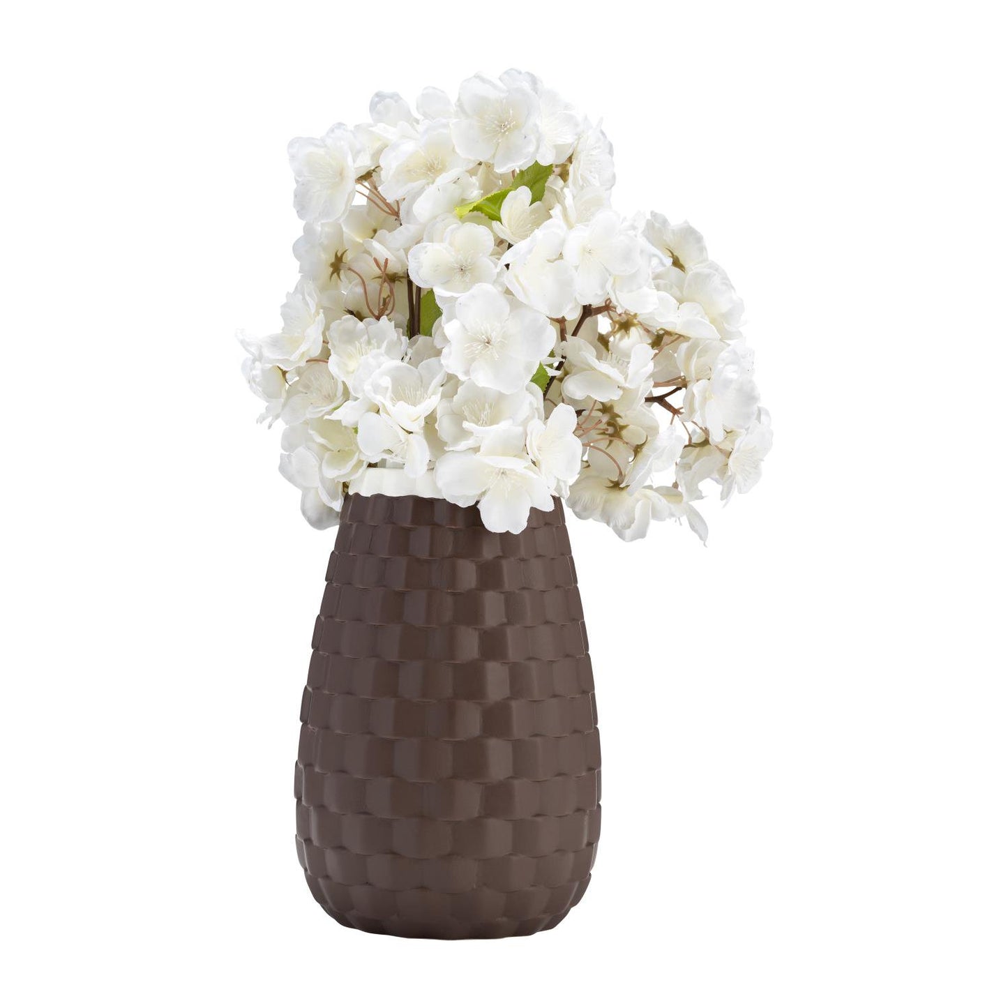 Sagebrook Home Contemporary 9" Textured Ceramic Vase - Java