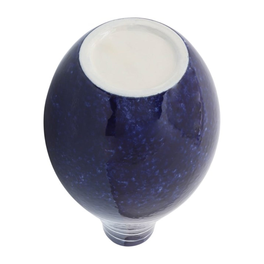 Sagebrook Home Contemporary 10" Ceramic Primeval Vase - Blue