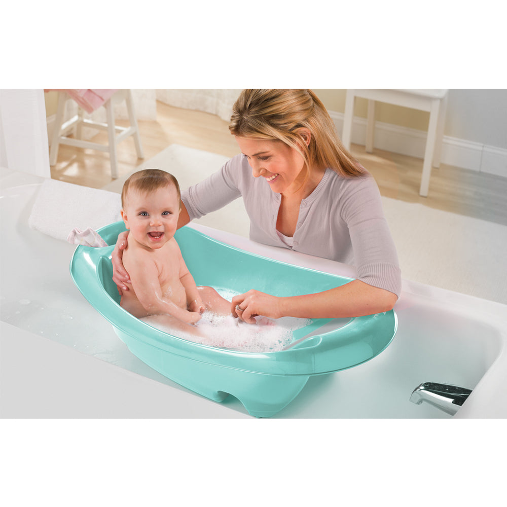 Bañera para recién nacidos y niños pequeños Summer Infant Splish 'n Splash - Verde azulado