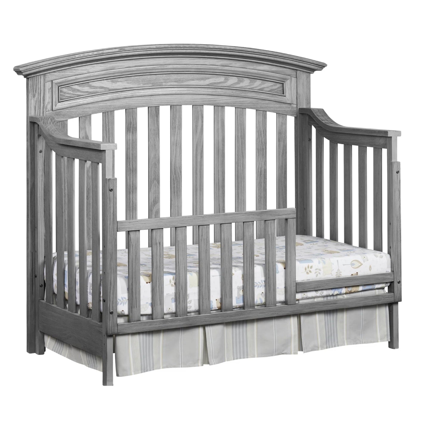 Soho Baby Richmond Brushed Gray 4-in-1 Convertible Crib