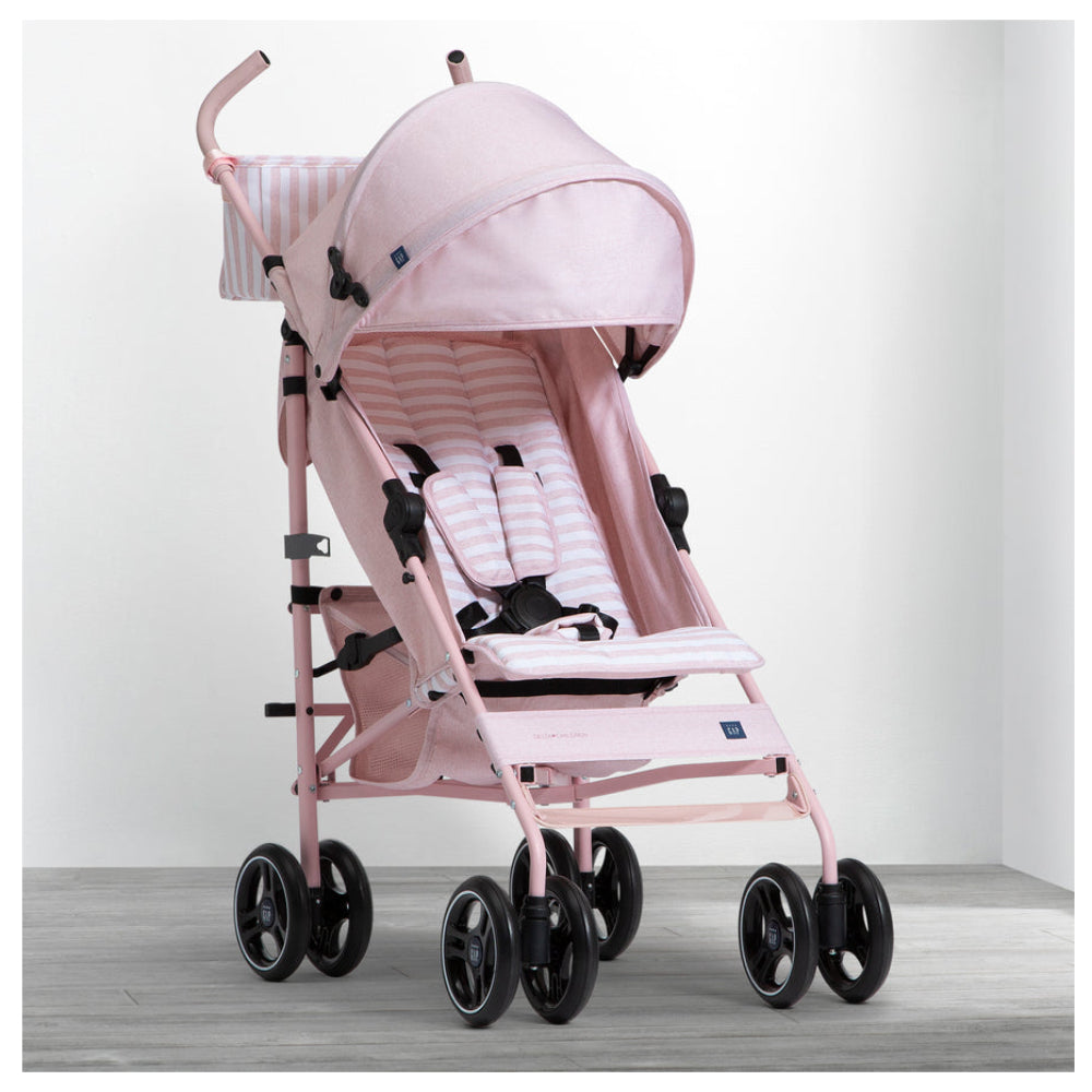 Babygap Lightweight Classic Stroller with Recline - Pink Stripes