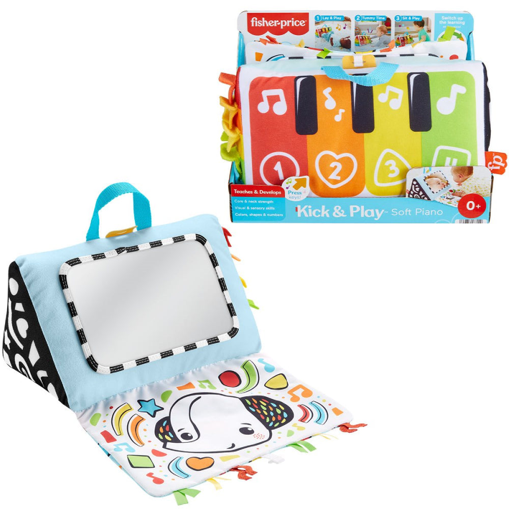 Fisher-Price Kick and Play Soft Piano Toy