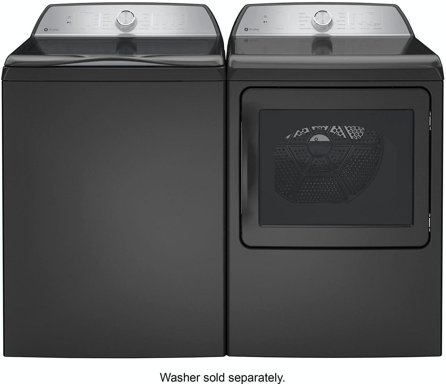 GE PTD60GBPRDG 7.4 cu. ft. Front Load Gas Dryer with Sensor Dry and Built-in Wi-Fi - Diamond Gray