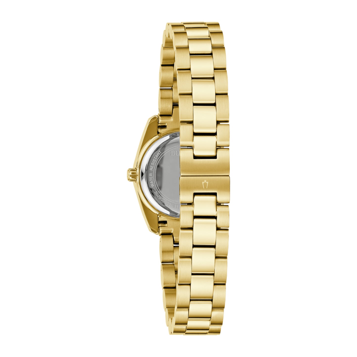 Reloj y pulsera Bulova Crystal de 23,5 mm para mujer (3 piezas) - Dorado