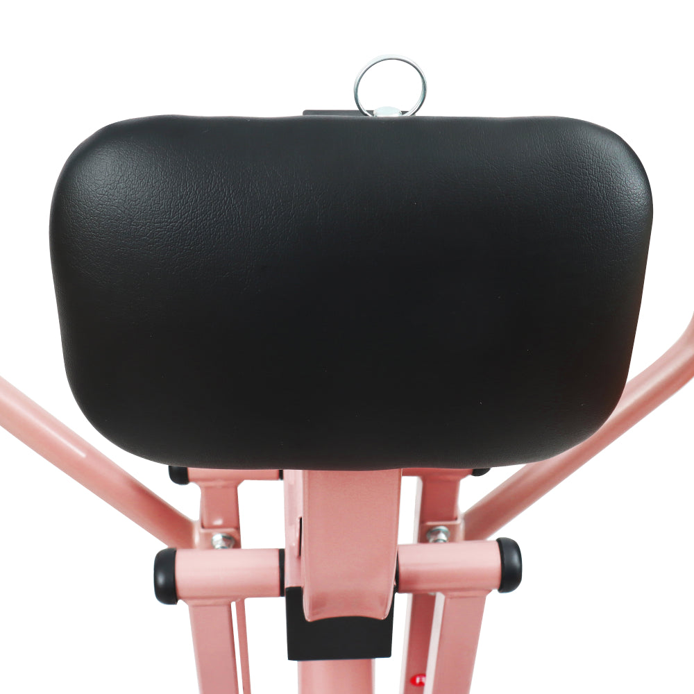 Máquina de ejercicios con planeador Air Walk Trainer de Sunny Health &amp; Fitness, color oro rosa 