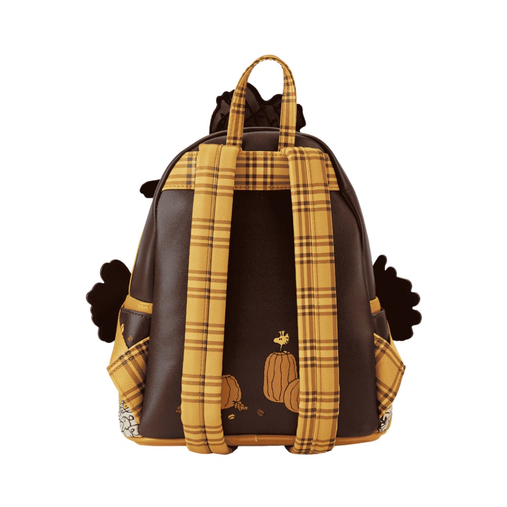 Mochila pequeña de espantapájaros de Snoopy y Peanuts para cosplay de Loungefly