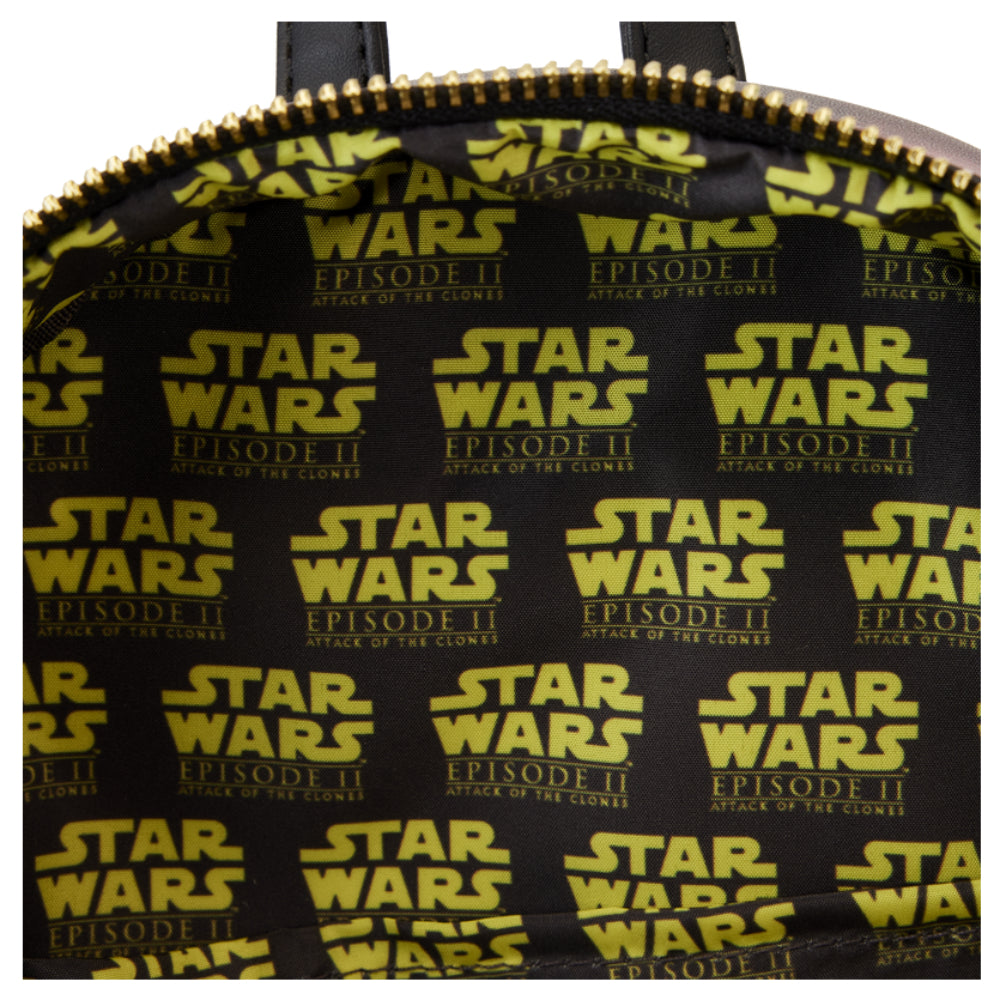 Loungefly 10" Star Wars Episode II Attack of the Clones Scene Mini Backpack in Polyurethane - Multicolor