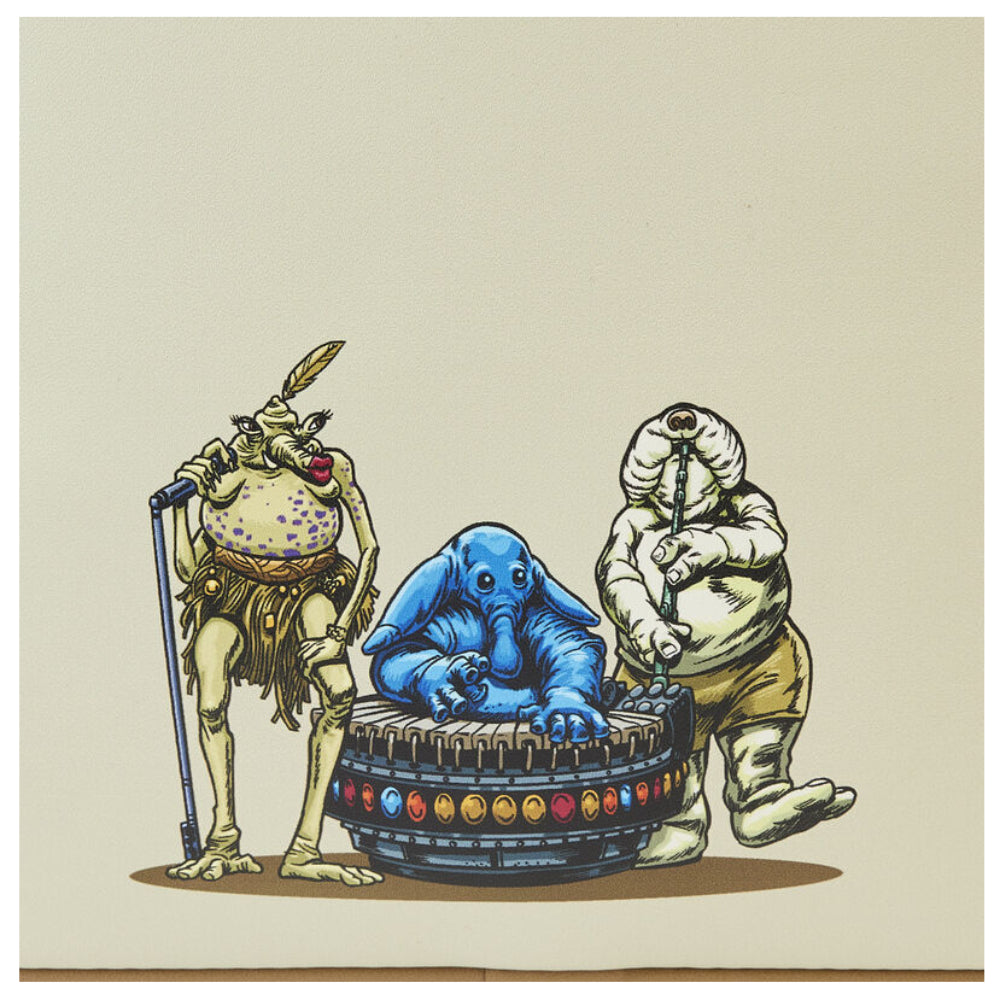 Loungefly 10" Star Wars Return of The Jedi Jabba's Palace Mini Backpack in Polyurethane - Multicolor