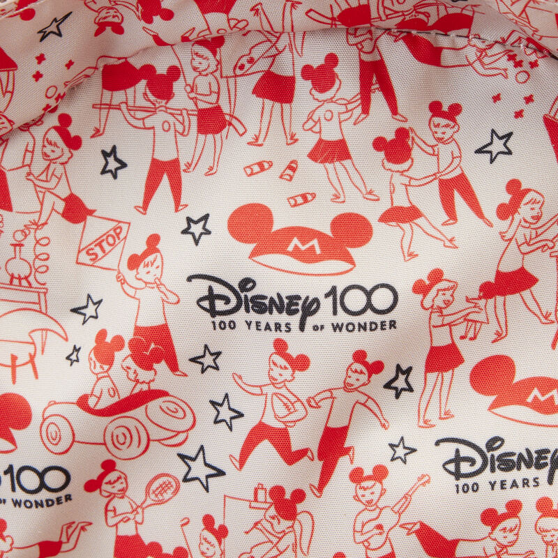 Bolso bandolera con soporte para las orejas Disney 100 Mickey Mouseketeers de Loungefly