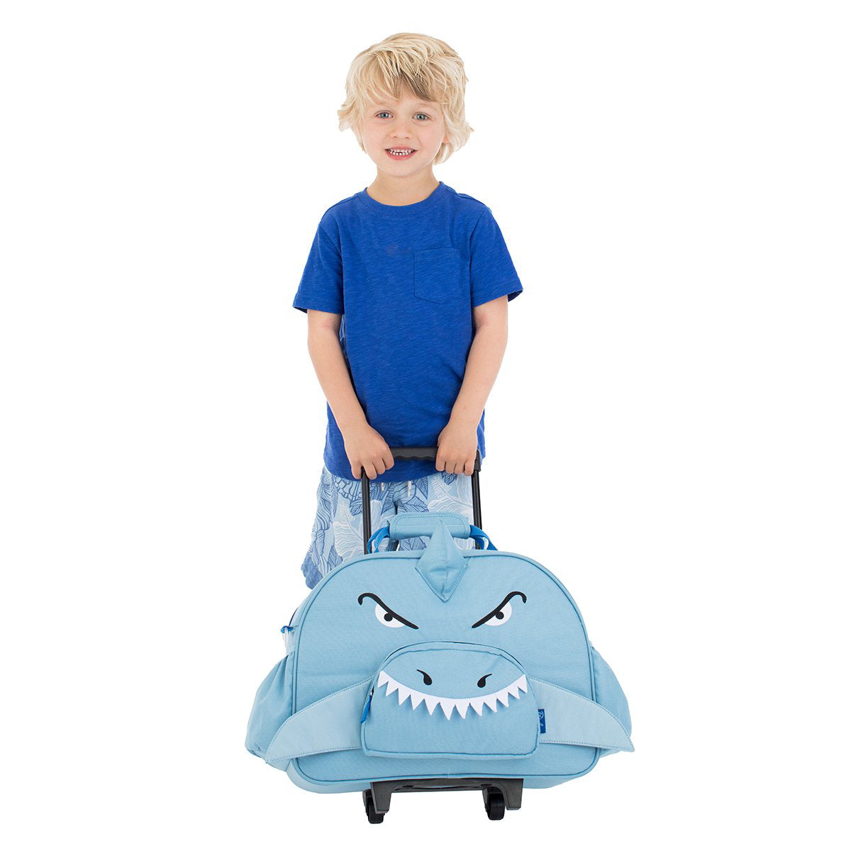 Bixbee Kids Little Traveler Luggage - Blue 2-Wheels