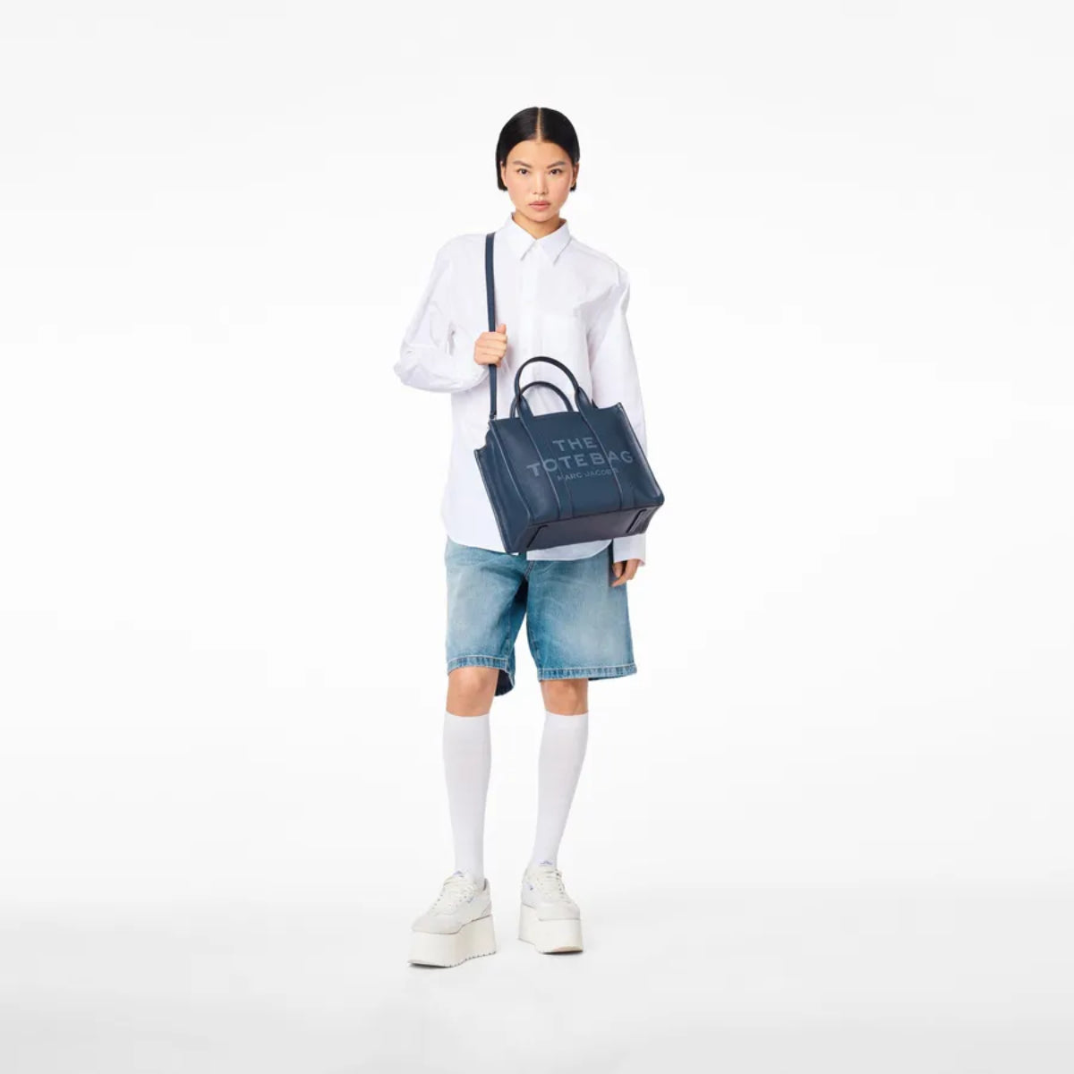 Marc Jacobs The Medium Tote Bag - Blue Sea