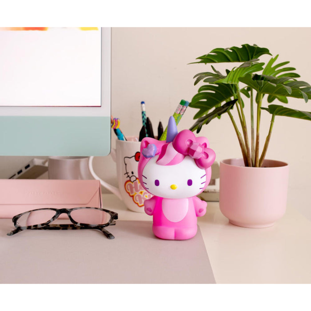 Lámpara de ambiente con forma de unicornio de Hello Kitty de Sanrio de 6"