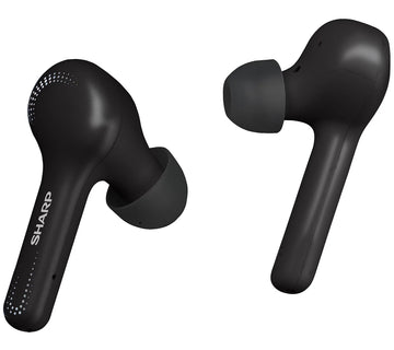 Sharp HP-TW10 True Wireless Earbuds - Black
