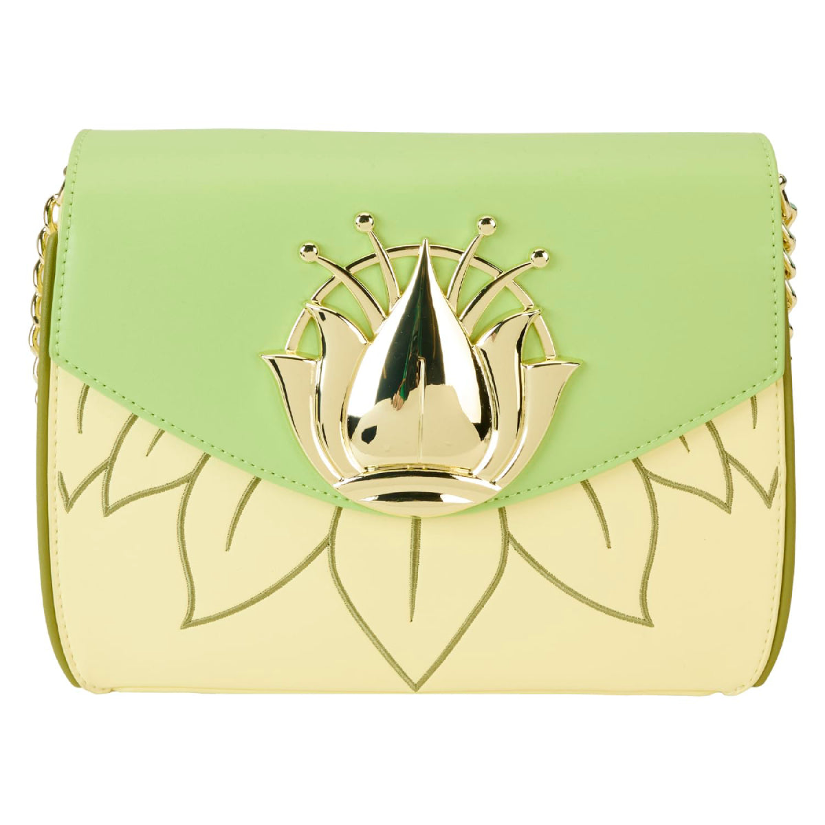 Loungefly Disney The Princess And The Frog 15th Anniversary Cosplay Crossbody Bag - Green/Yellow