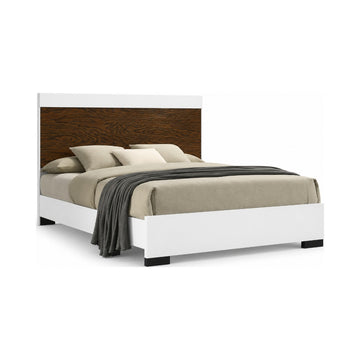 Lenox Queen Size Bed by Best Home - White/Brown