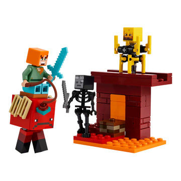 LEGO Minecraft The Nether Lava Battle Building Toy Set (99-Pieces)
