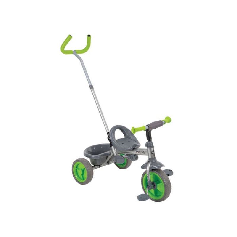 Huffy Malmo 4-in-1 Canopy Tricycle with Push Handle - Green/Gray