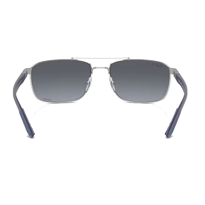 Ray Ban RB3737CH6000 Unisex Rectangle Chromance Sunglasses