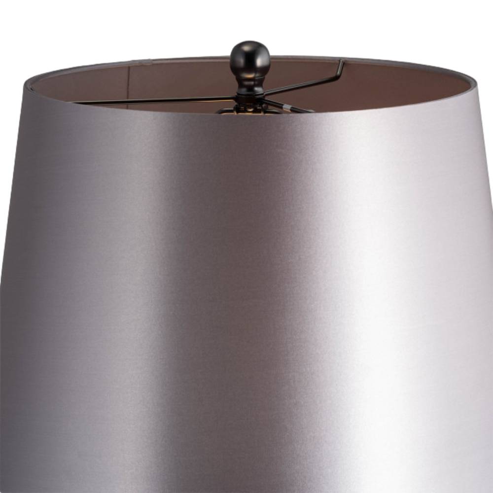 Sagebrook Ridged 27" Table Lamp - Silver