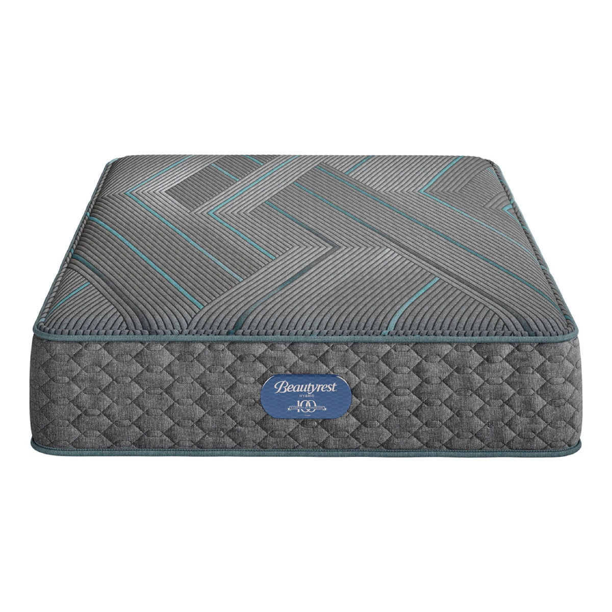 Beautyrest Level Two 12" Hybrid Medium Firm Mattress -  Blue/Gray