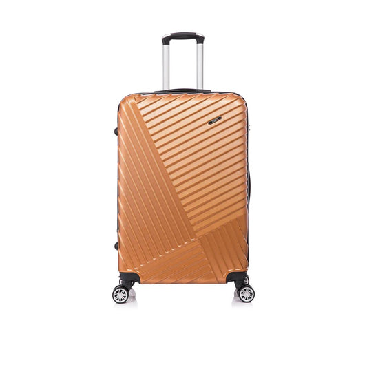 Toscano Prodigio 28" Hardside Spinner Wheel Luggage Suitcase - Bronze Gold