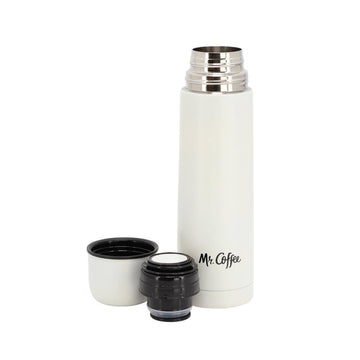 Mr.Coffee Javelin Thermal Bottle and Travel Mug Set (2 - Pieces) - White