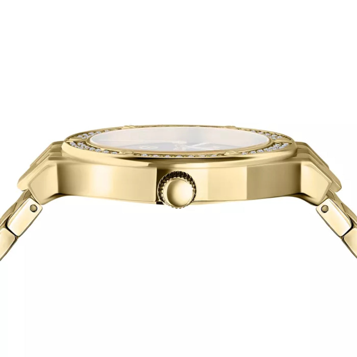 Versus Versace Vittoria Women's 38mm Gold-Tone Bracelet Watch - Black Dial