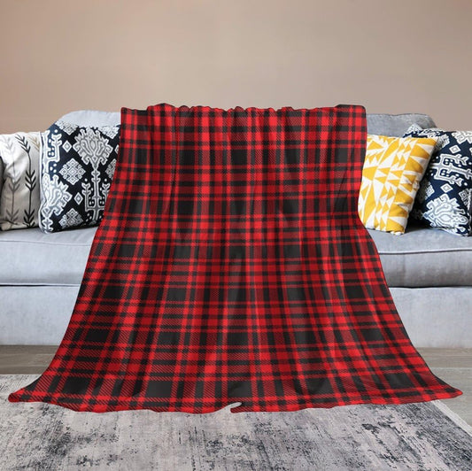 Christmas Throw Blanket - Plaid