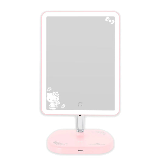 Impressions Vanity Hello Kitty Touch Pro 2.0 LED Makeup Mirror with Qi Charging Base - Pink