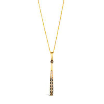 Le Vian Women's 0.37 ct. Chocolate Ombré Pendant Necklace in 14K Gold