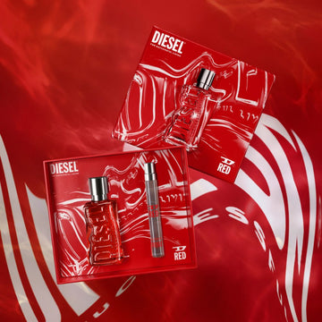 Diesel D Red Men's 2PC EDP set