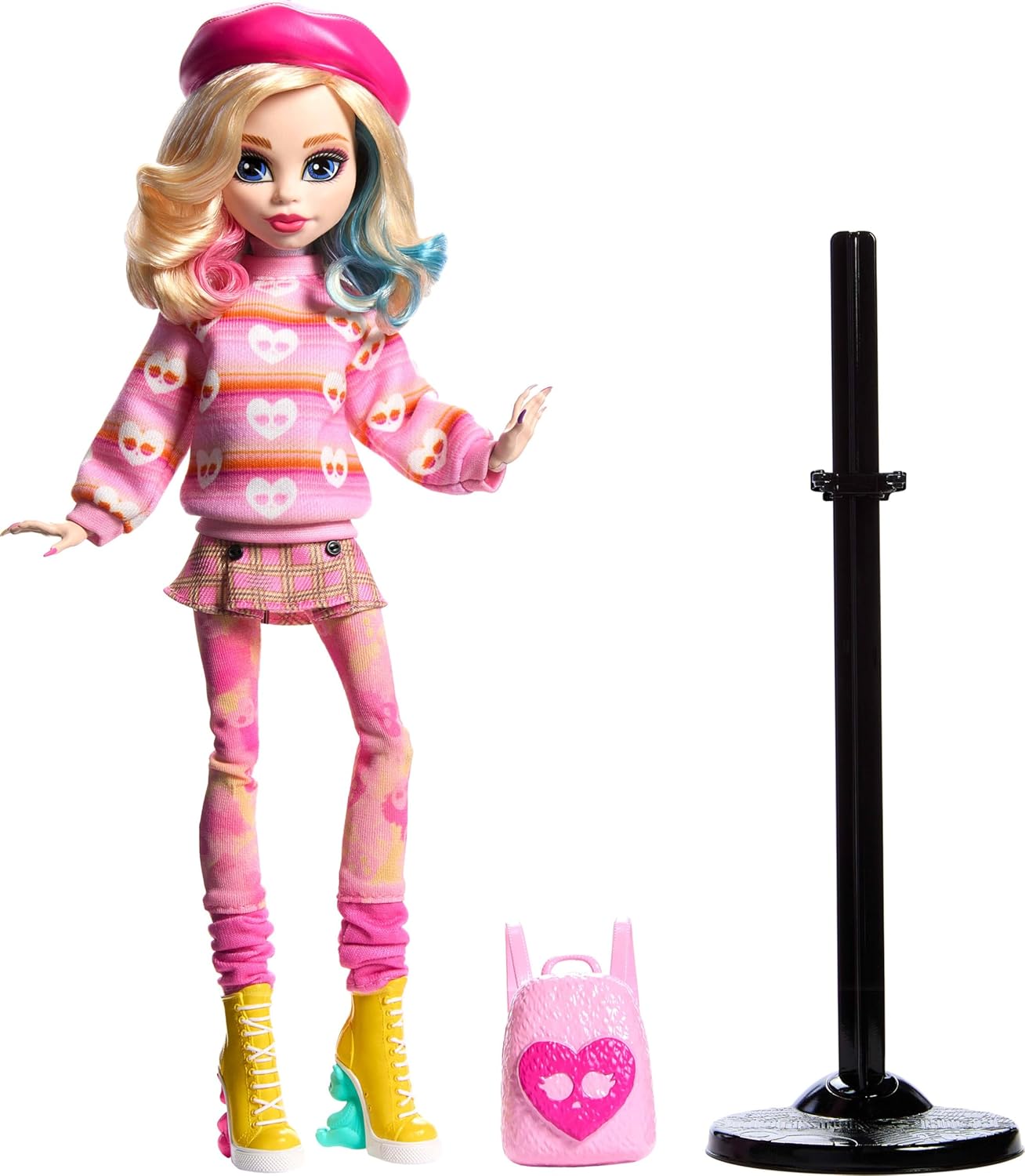 Monster High Wednesday Enid Sinclair Doll with Beret and Backpack