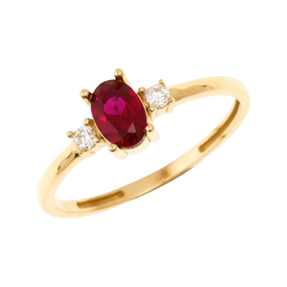 14K Women's Cubic Zirconia in 10K Yellow Gold