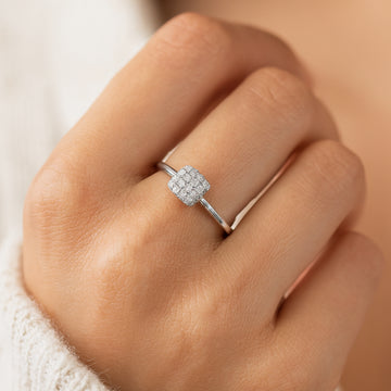 Shy Creation Kate 0.53 ct. Diamond Pave Ring - Size 7