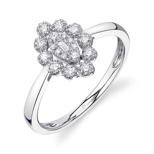 Shy Creation Grace 0.26 ct. Diamond Baguette Ring - Size 7