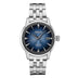 Seiko Men's Presage 23 Jewel Automatic Blue Dial Watch - Silver - Curacao